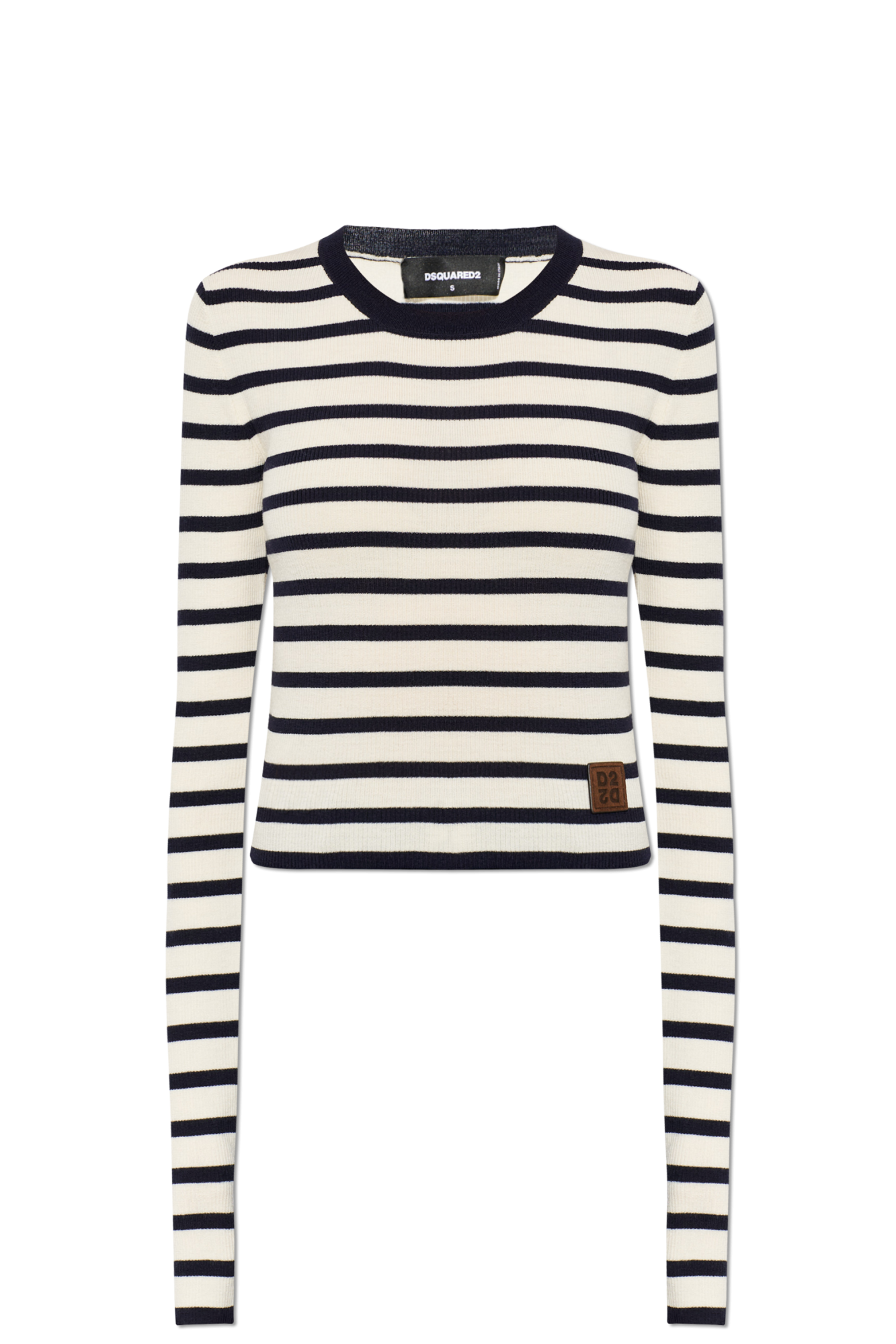 Dsquared2 Wool sweater with striped pattern | Women's | Vitkac